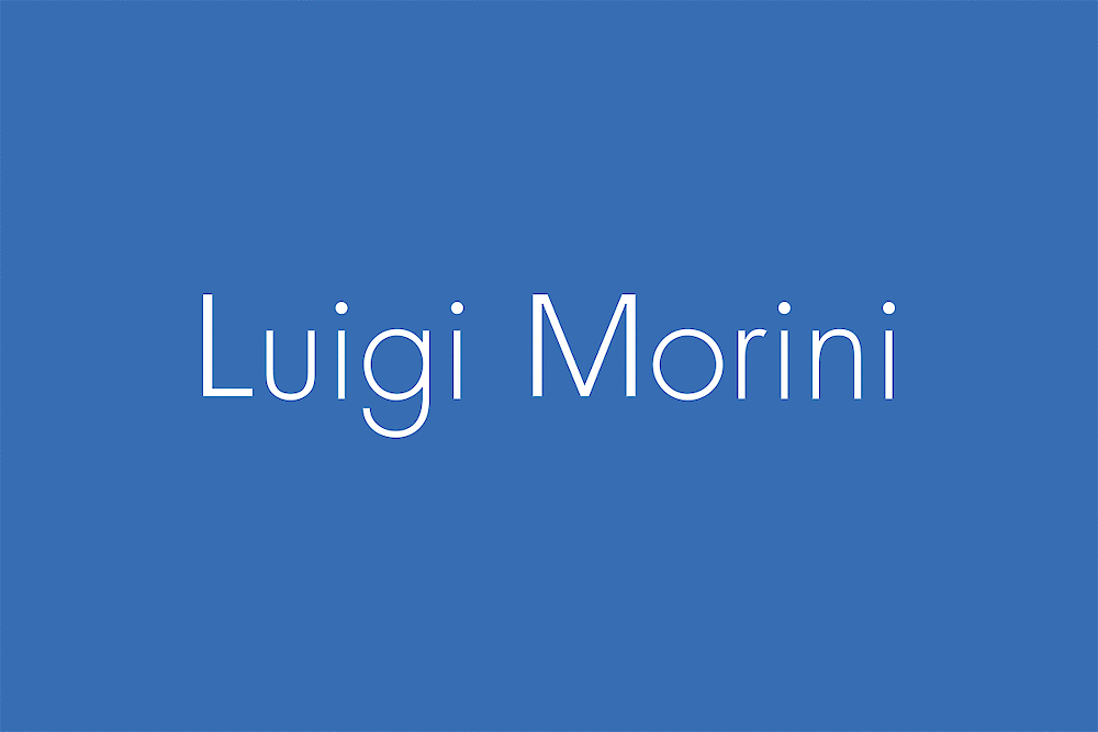 Luigi Morini Fashionmagazin